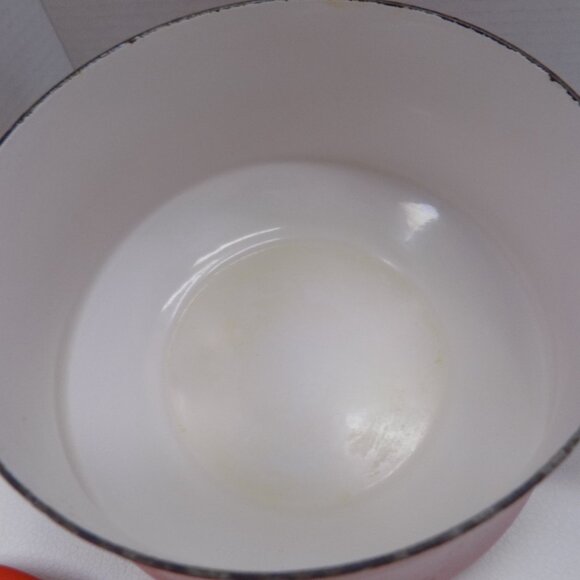 MCM DANSK Kobenstyle Red Enamel Pot 3 qt Jens Quistgaard IHQ France Retro - Picture 3 of 12